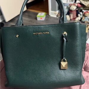 Michael Kors Green Satchel